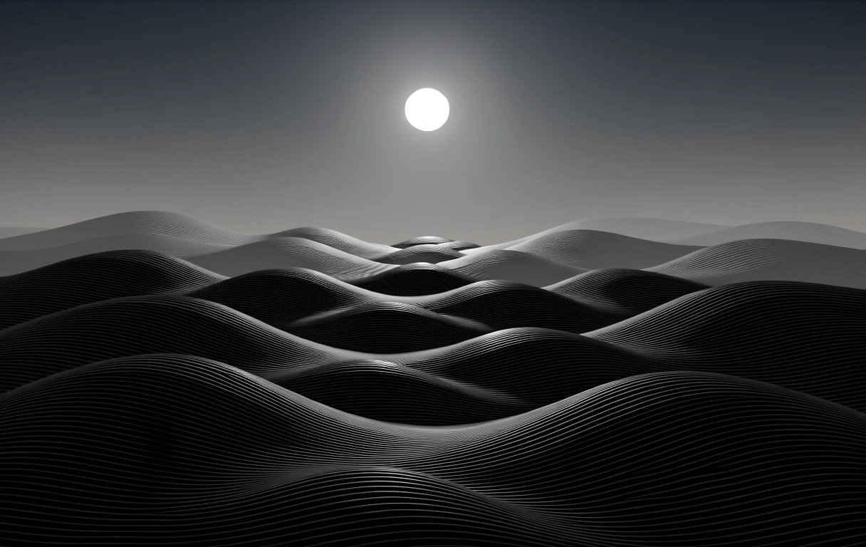 Abstract night decor